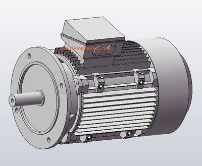 机械用电动机三维CAD图纸下载与使用指南